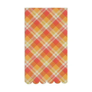 Harvest Plaid Paper Guest Towels 16ct