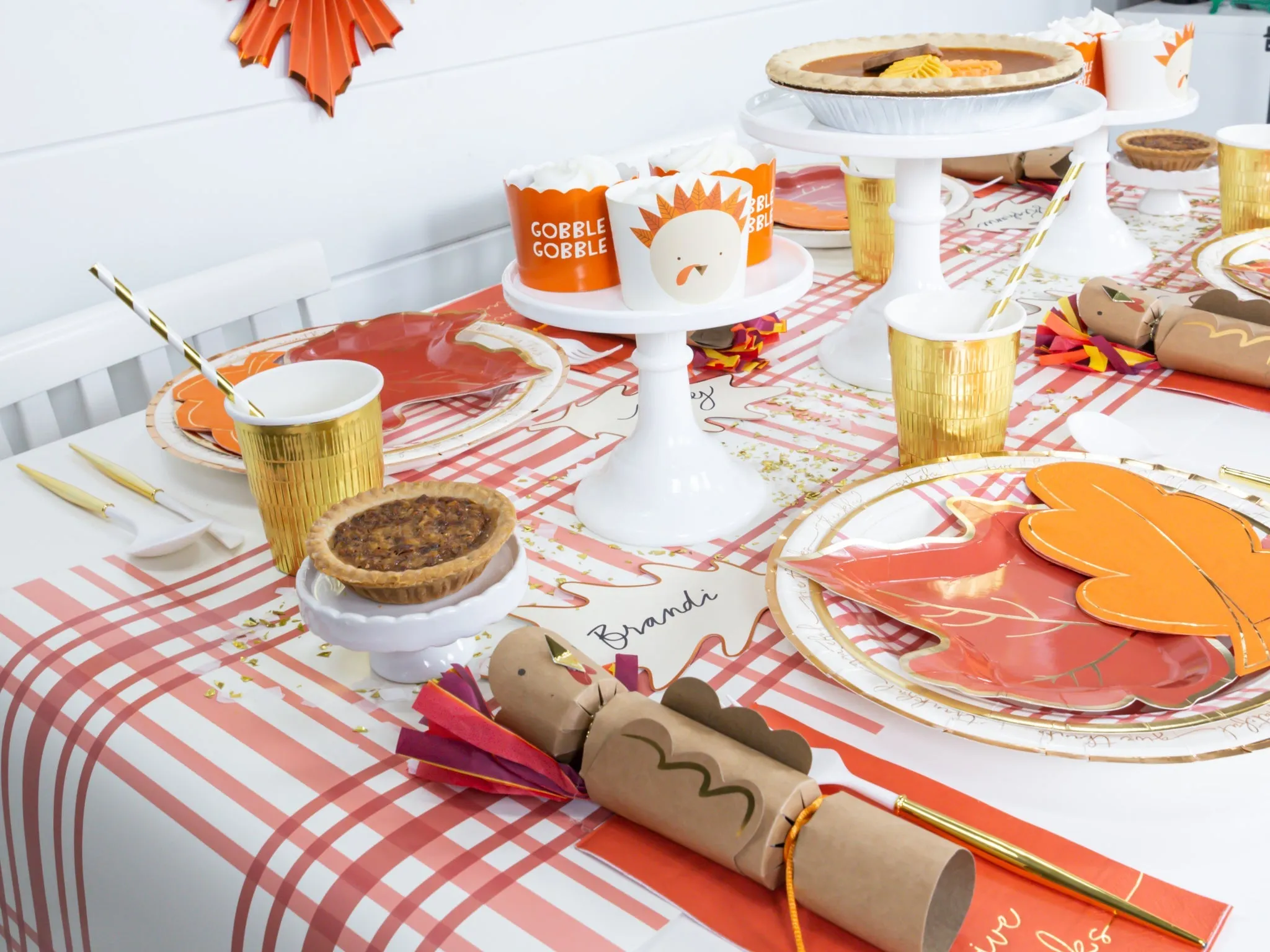 Harvest Plaid Table Runner 10ft