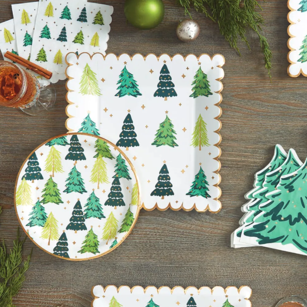 Holiday Trees Dessert Napkins 20ct