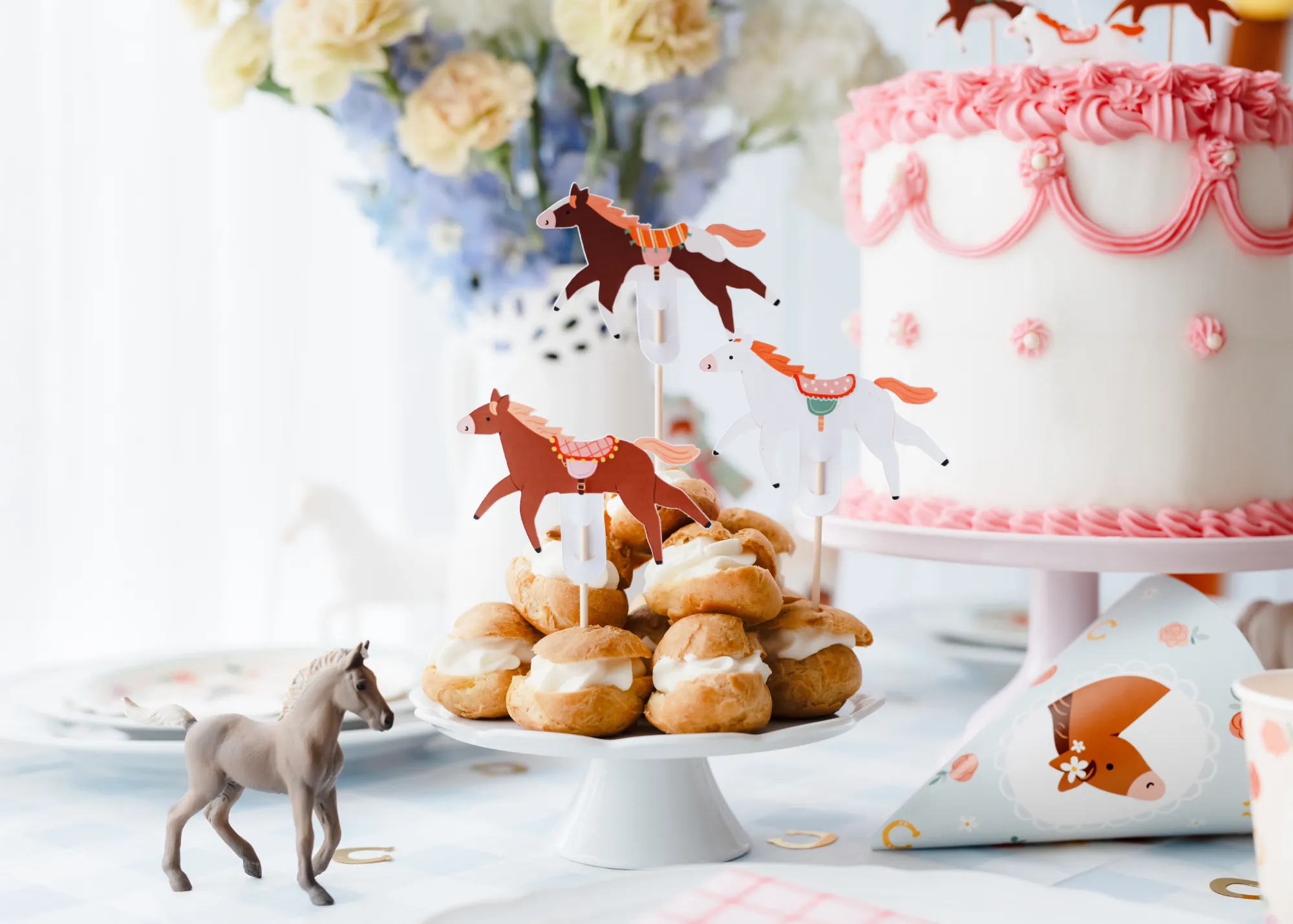 Horse Cake Toppers 6ct