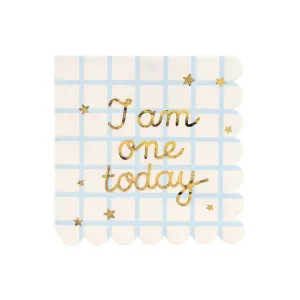 I Am One Today Lunch Napkins 12ct