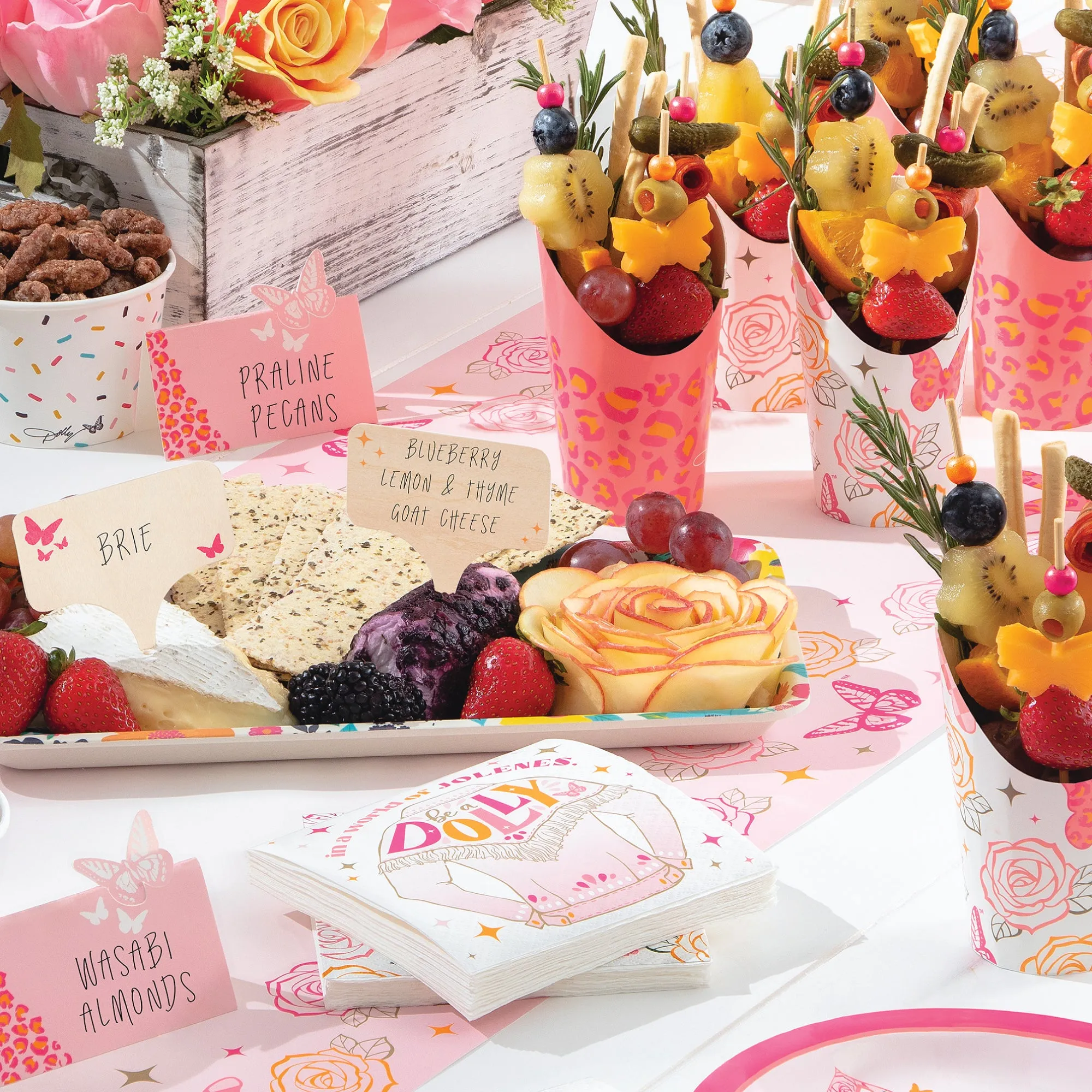 I Beg Your Pardon Food Labels & Place Cards 8ct