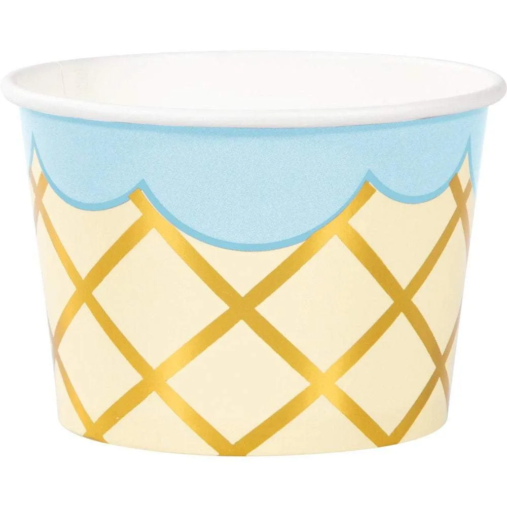 Ice Cream Cups with Spoons 8ct