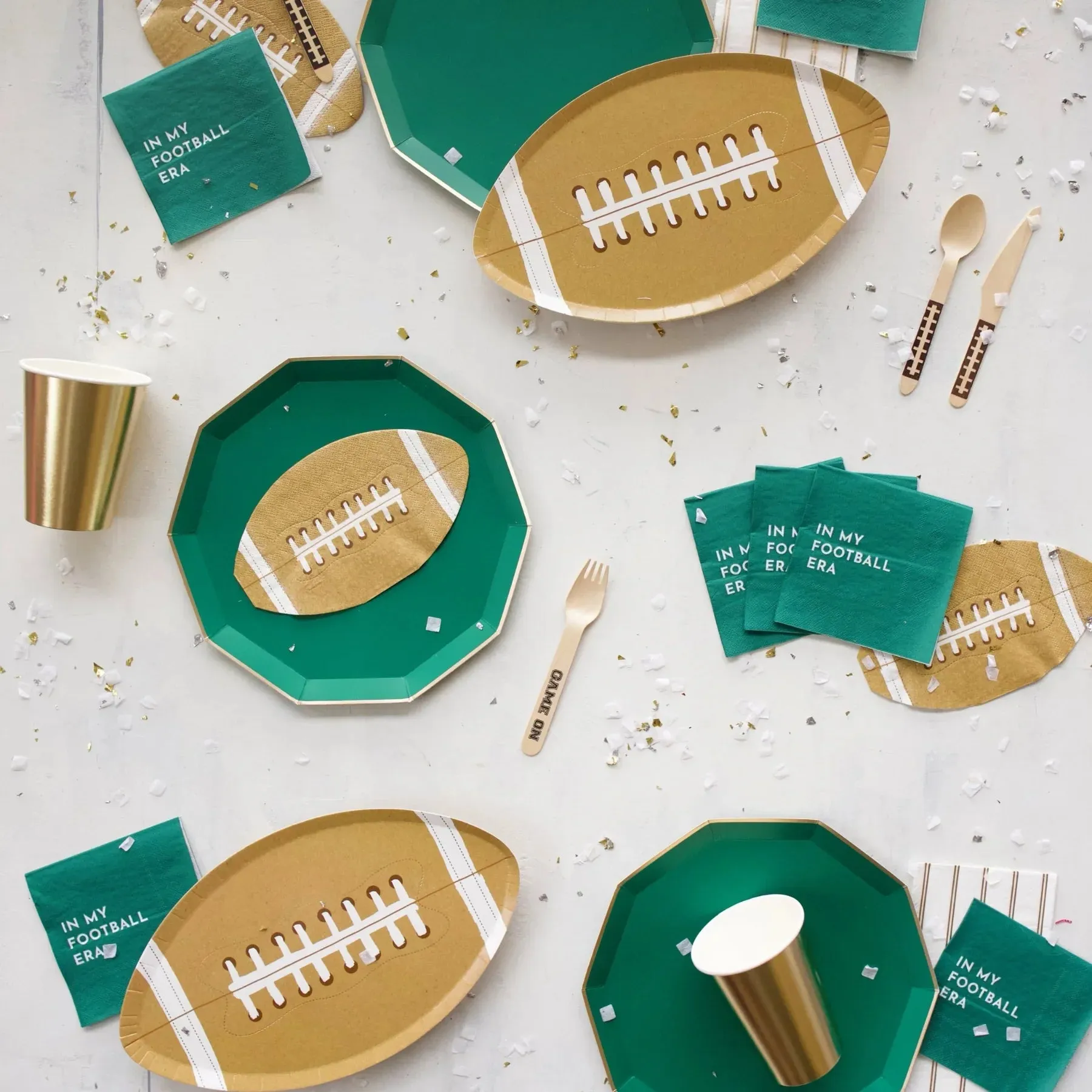 In My Football Era Dessert Napkins 20ct