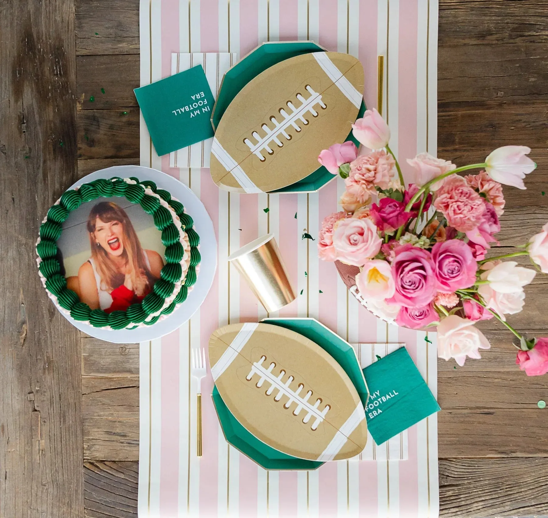 In My Football Era Dessert Napkins 20ct
