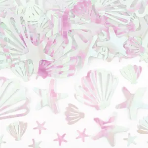 Iridescent Seashell Party Confetti .8oz