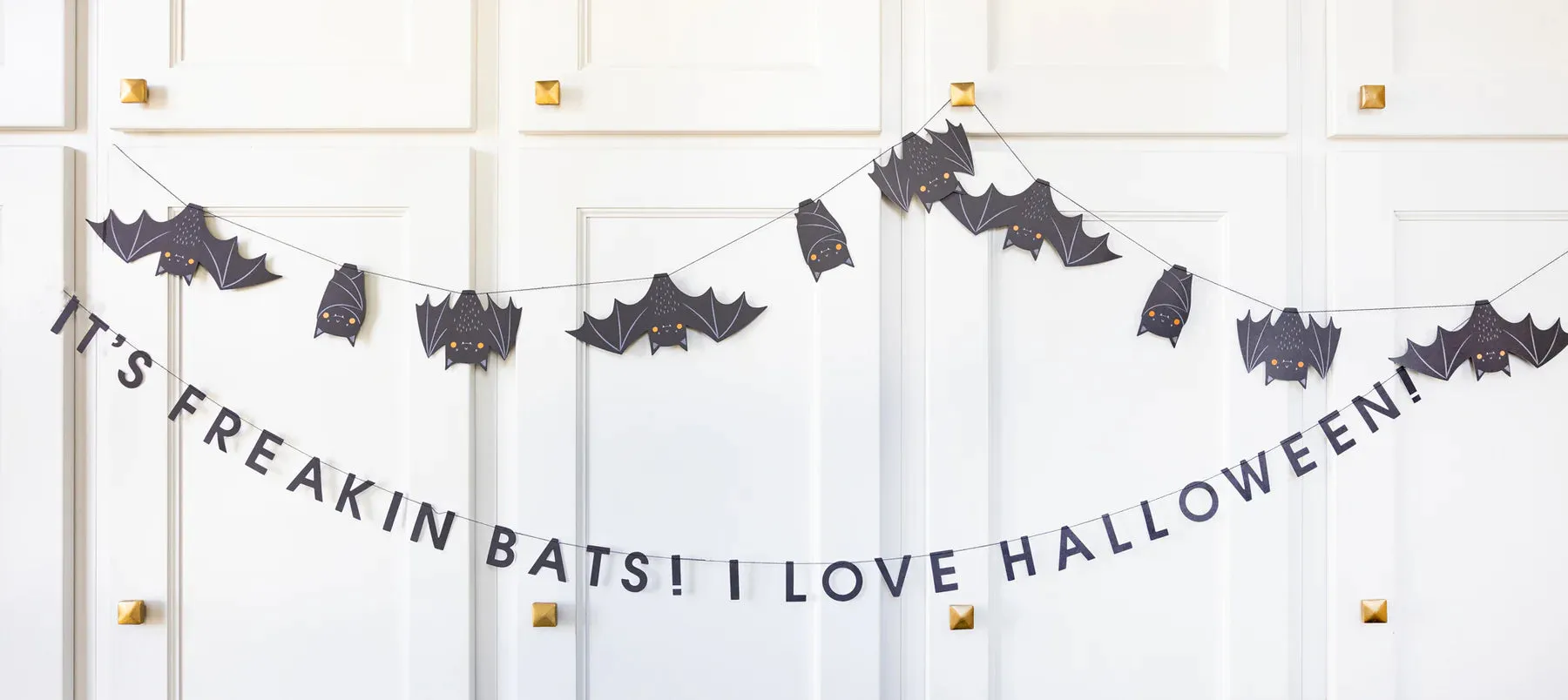 It's Freakin' Bats Halloween Banner Set