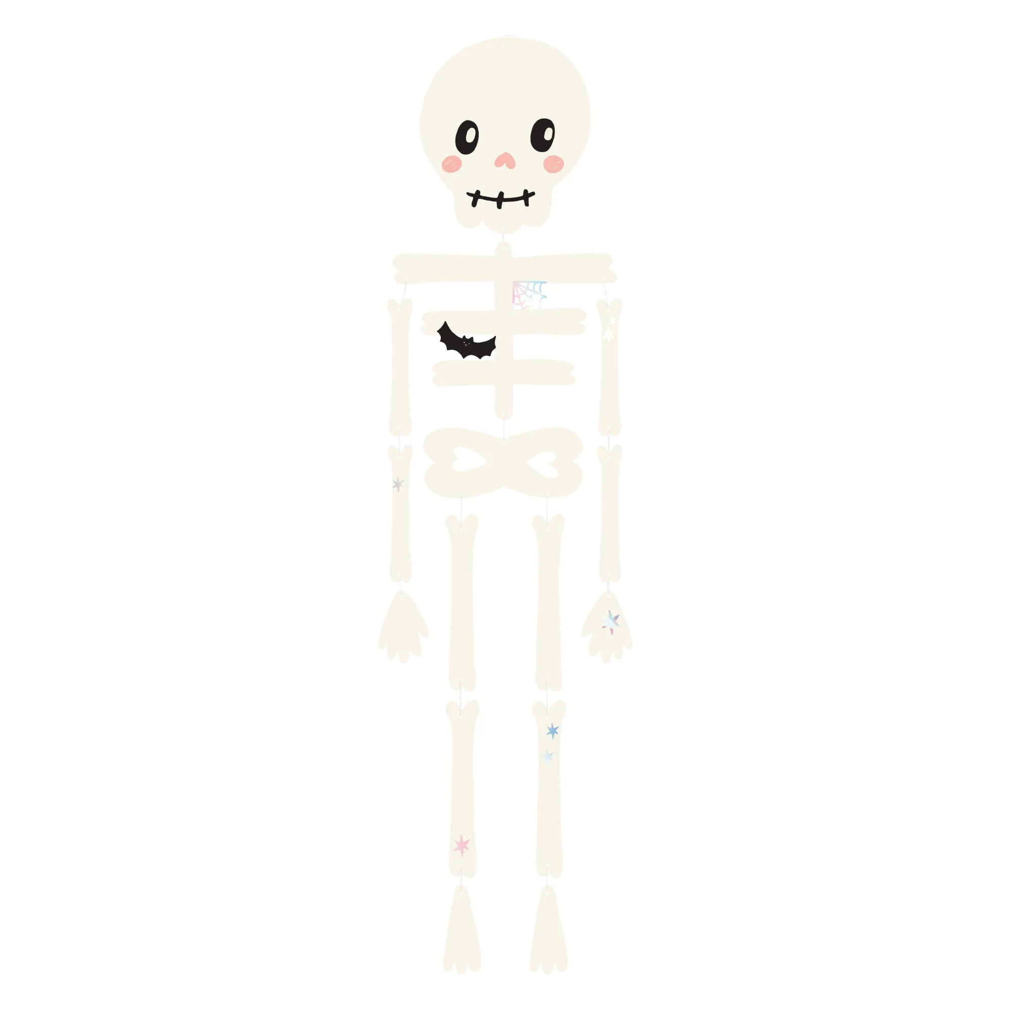 Jointed Skeleton Hanging Paper Decoration