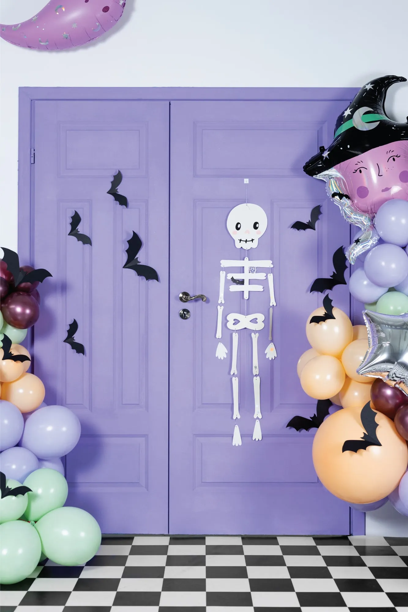 Jointed Skeleton Hanging Paper Decoration