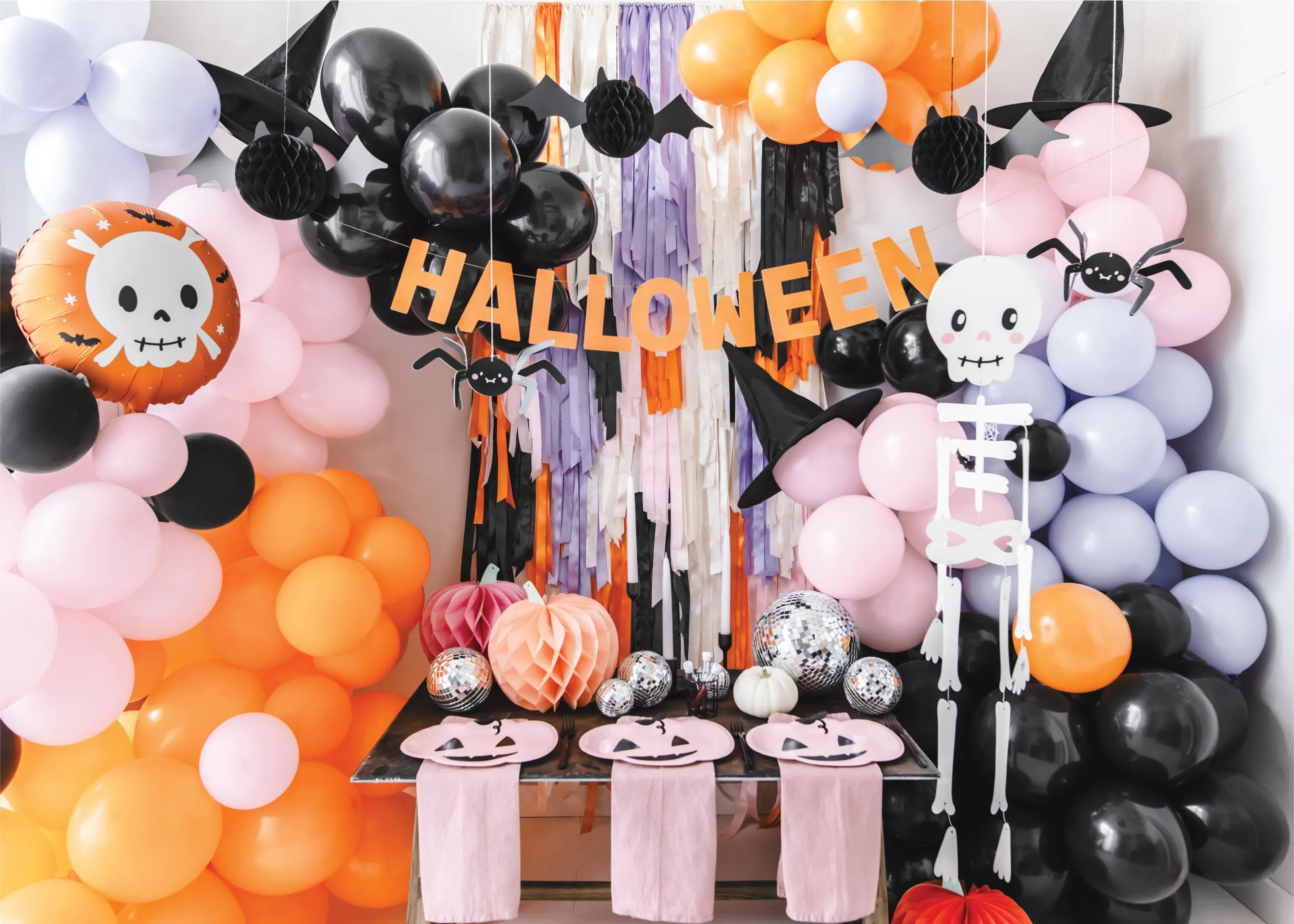 Jointed Skeleton Hanging Paper Decoration