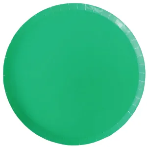 Kelly Green Dinner Plates 8ct