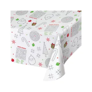 Kids Christmas Activity Paper Table Cover