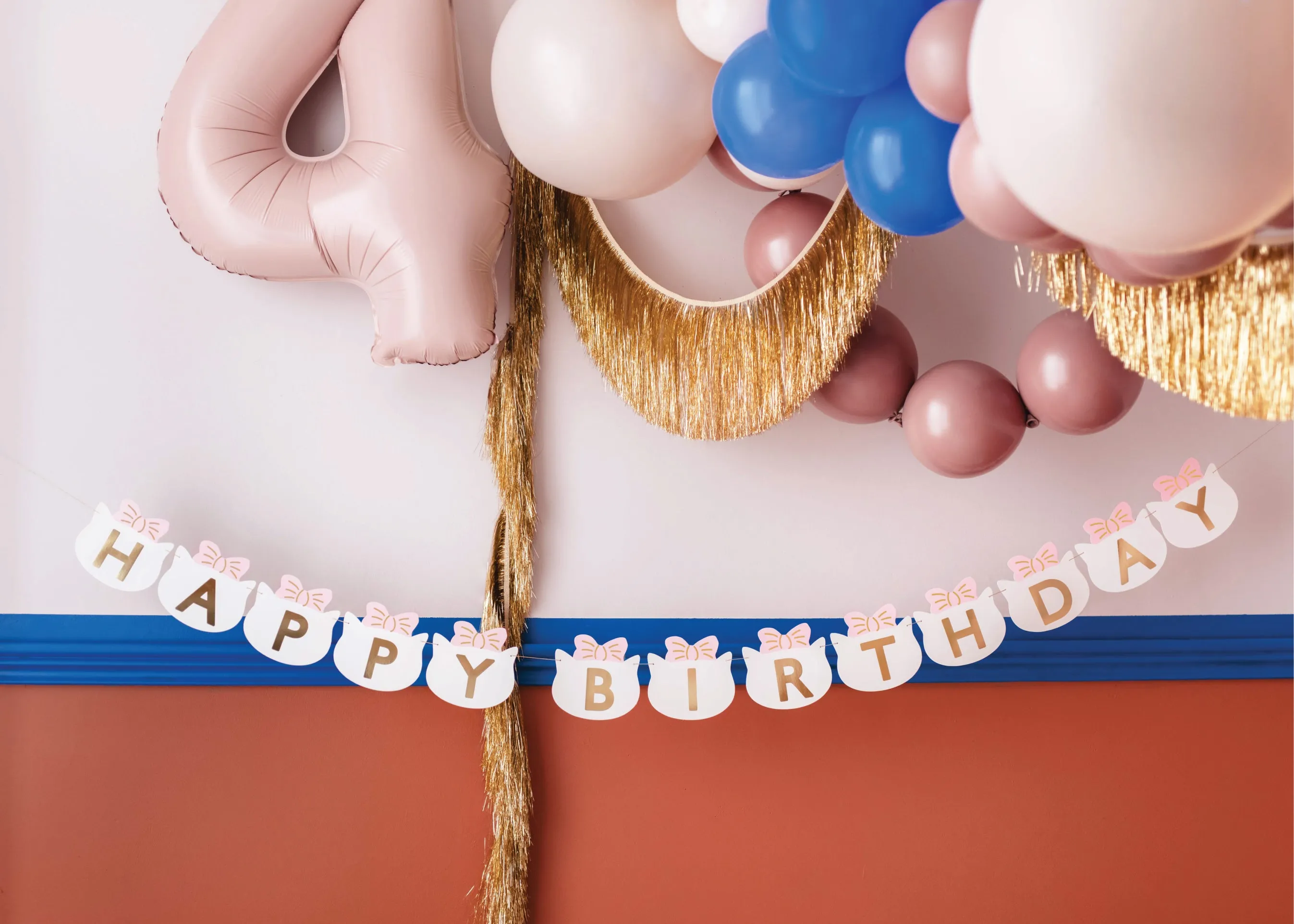 Kitty Cat Birthday Banner 6ft