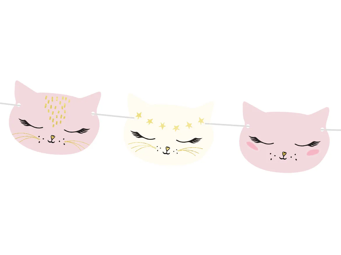 Kitty Cat Party Banner