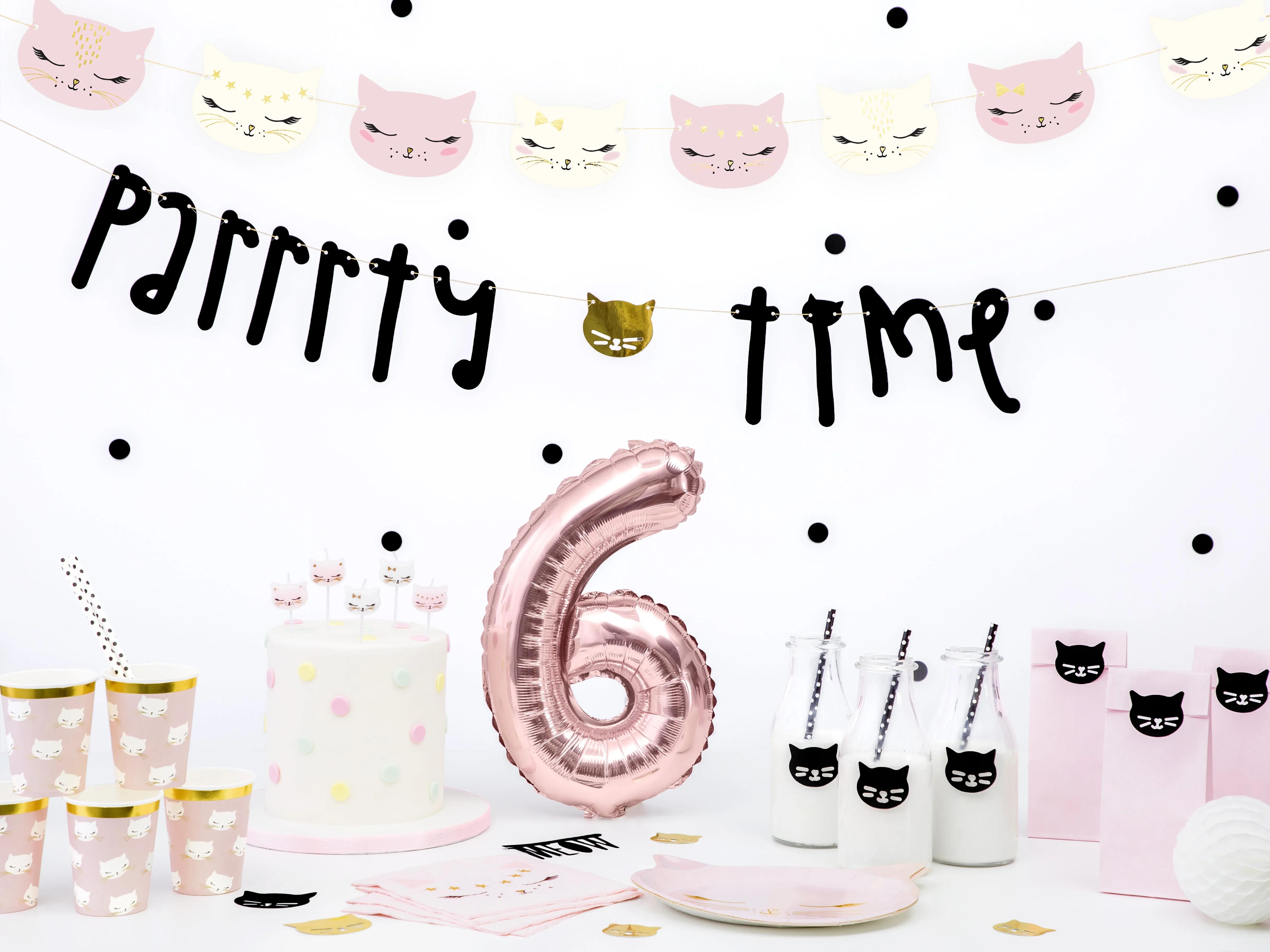 Kitty Cat Party Banner