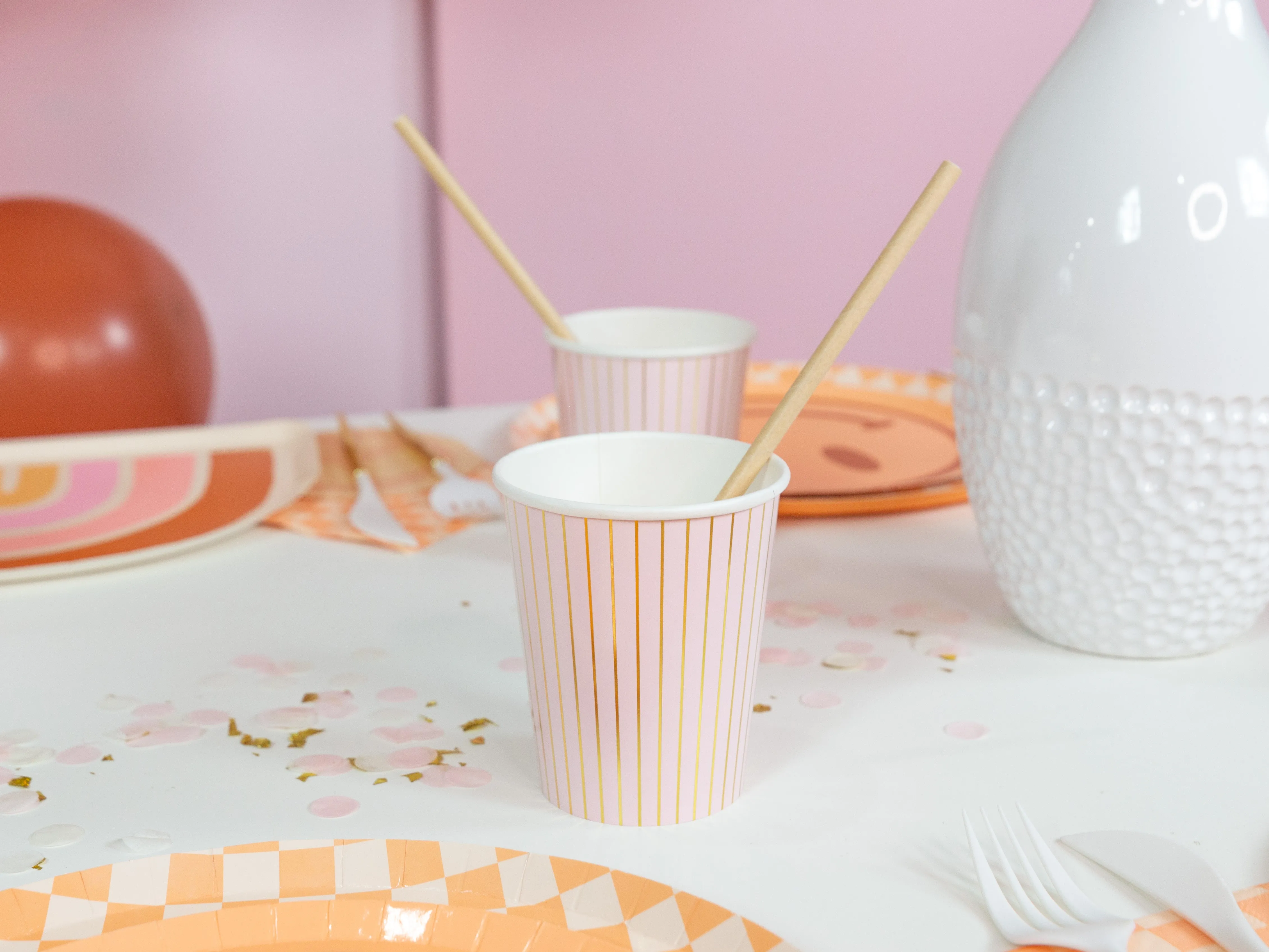 Kraft Paper Straws 10ct