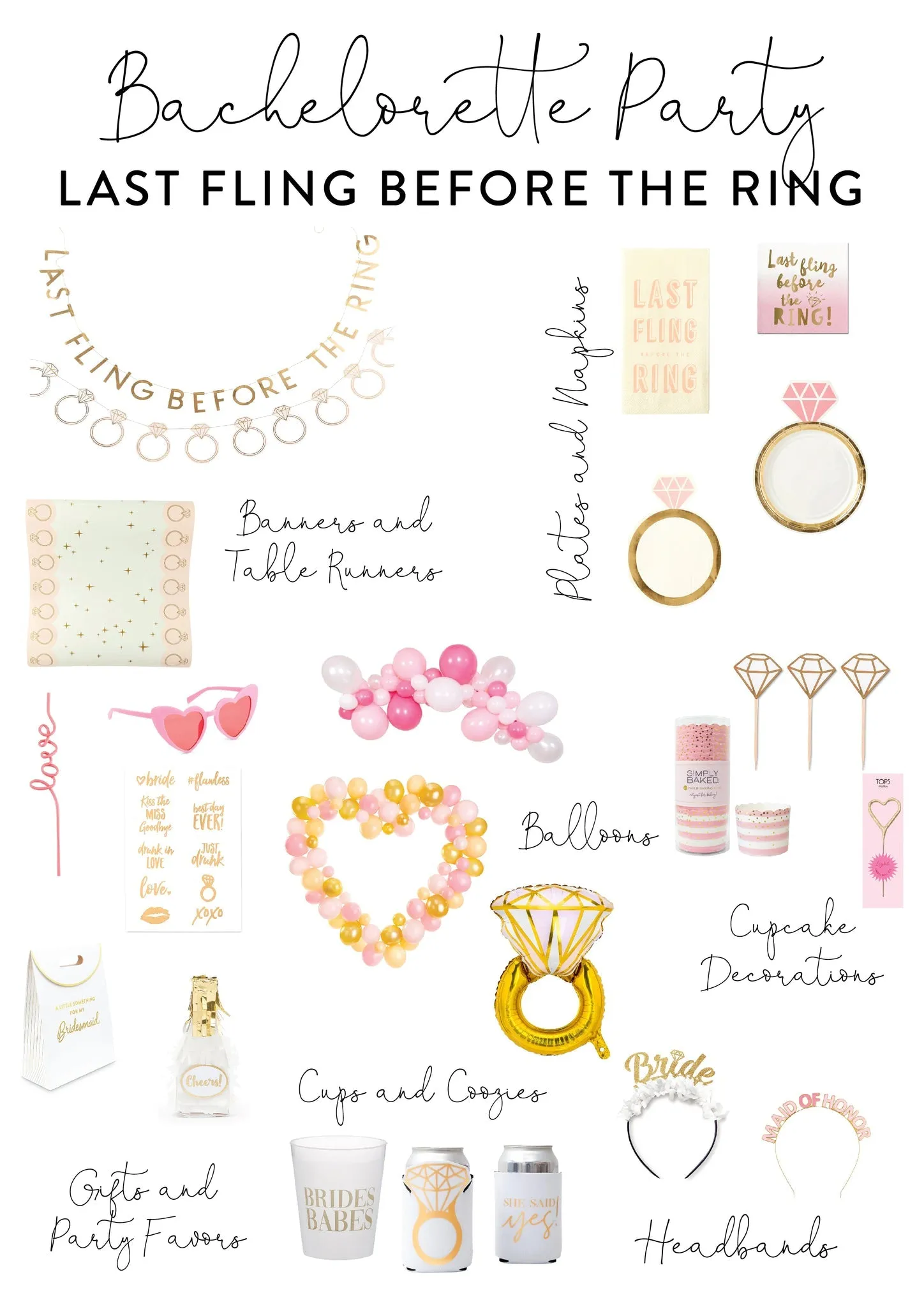 Last Fling Before The Ring Banner Set