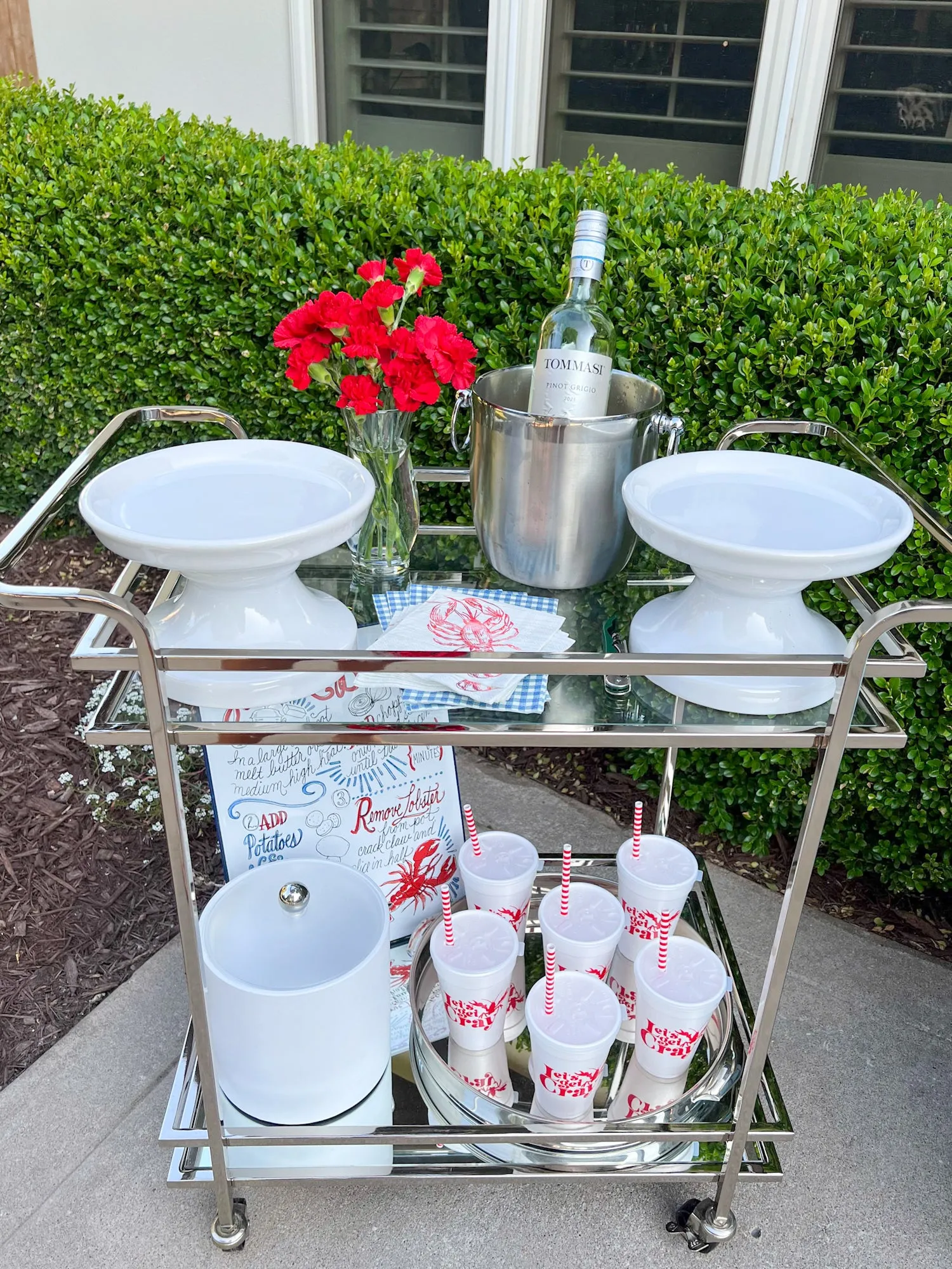 Let's Get Cray Styrofoam Cups with Lids 10ct