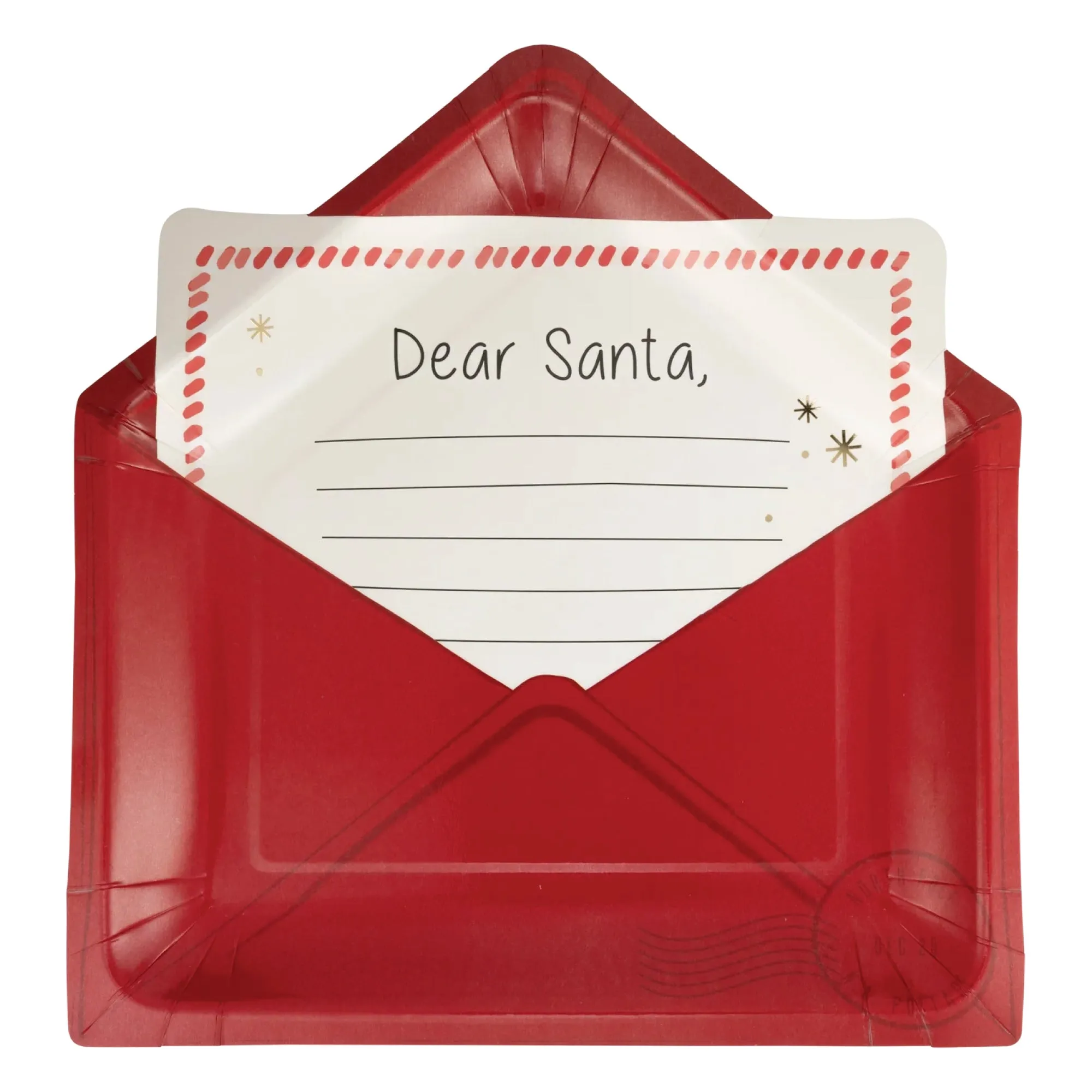 Letter to Santa Lunch Plates 8ct