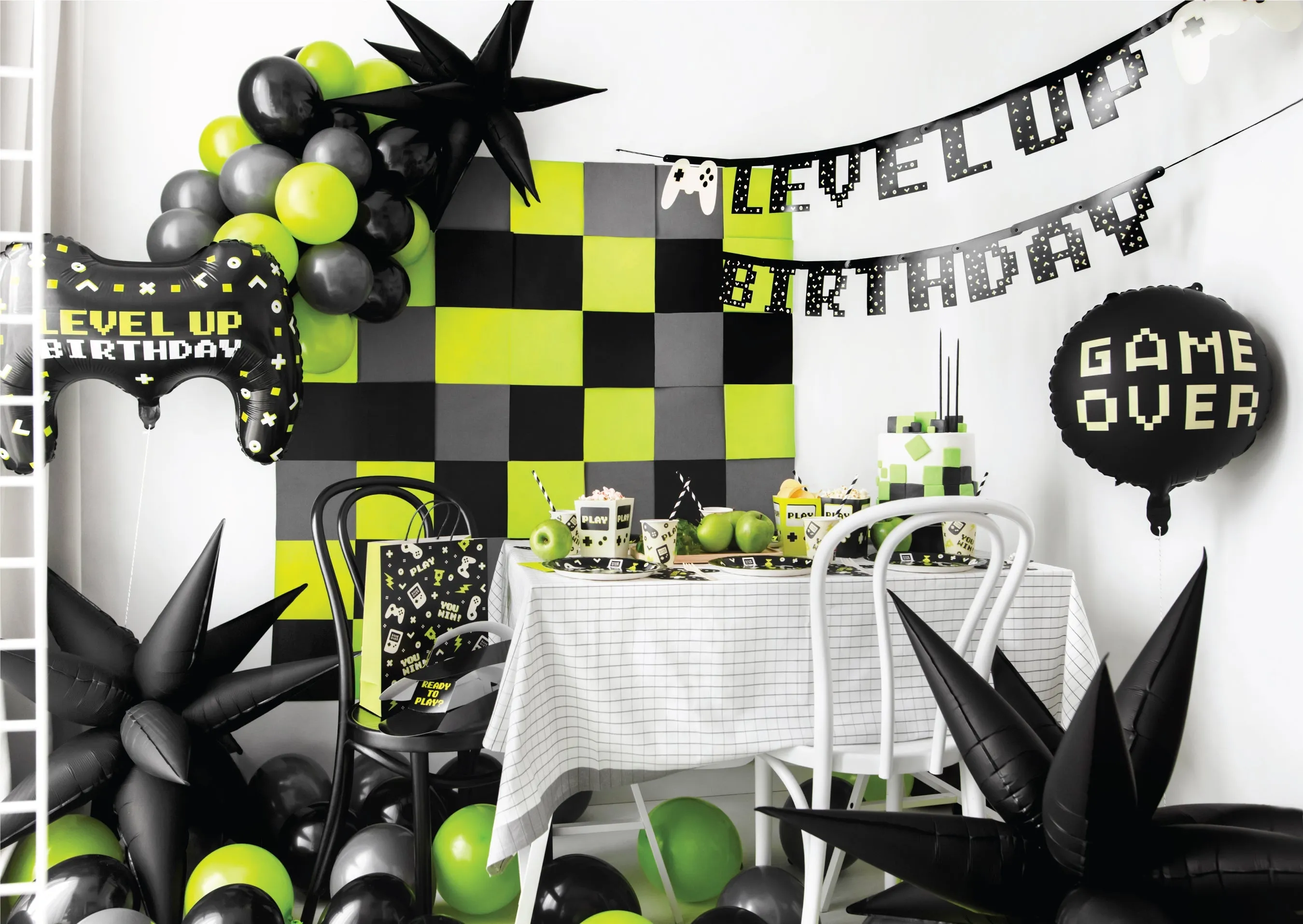 Level Up Birthday Banner 8ft