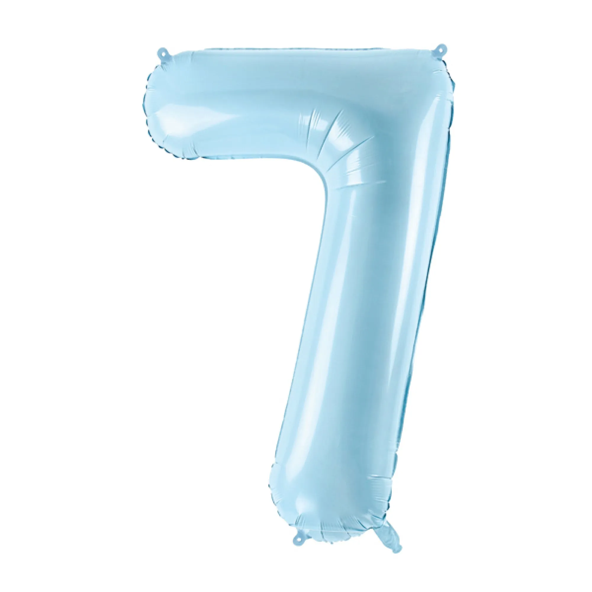 Light Blue 0-9 Number Balloon 34in