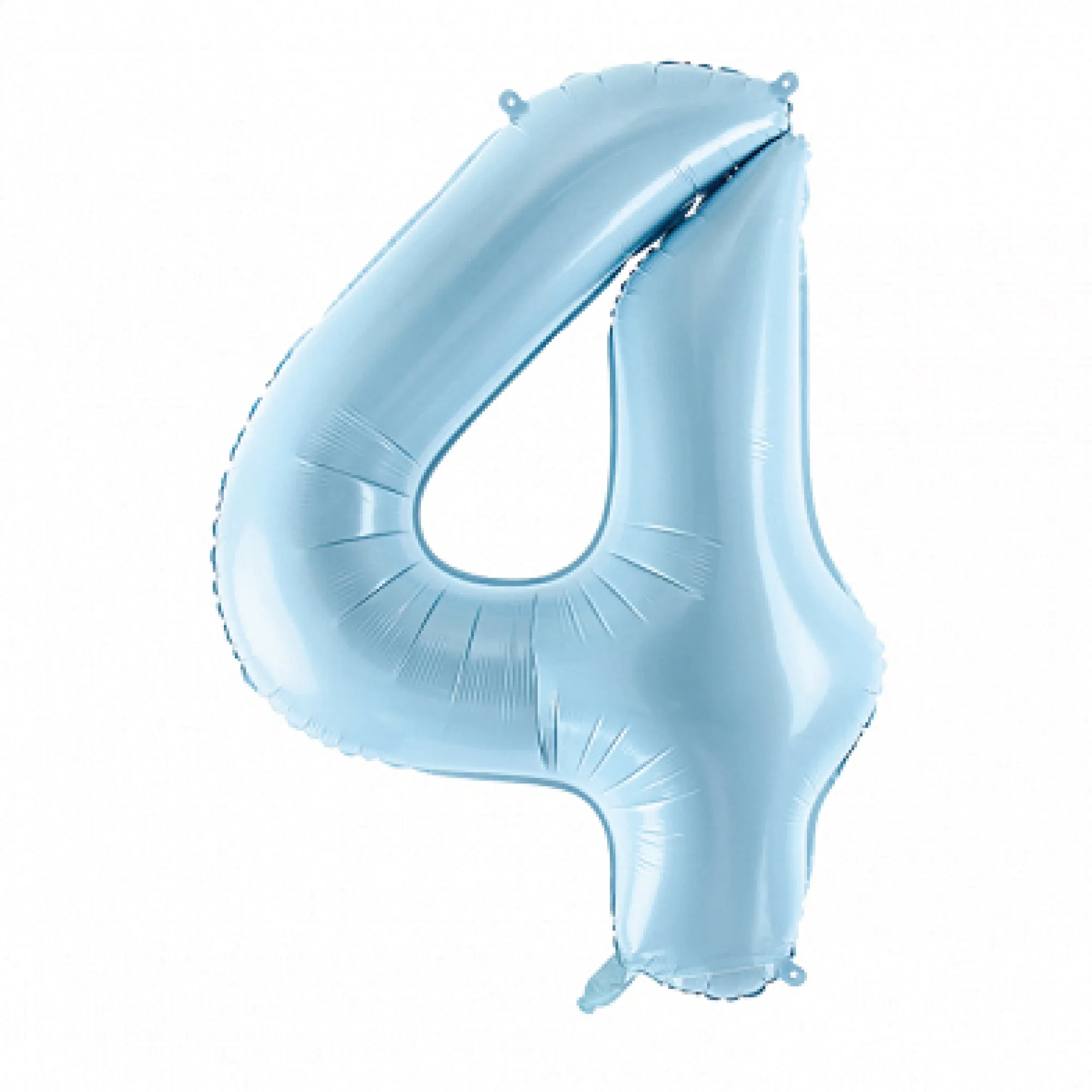 Light Blue 0-9 Number Balloon 34in