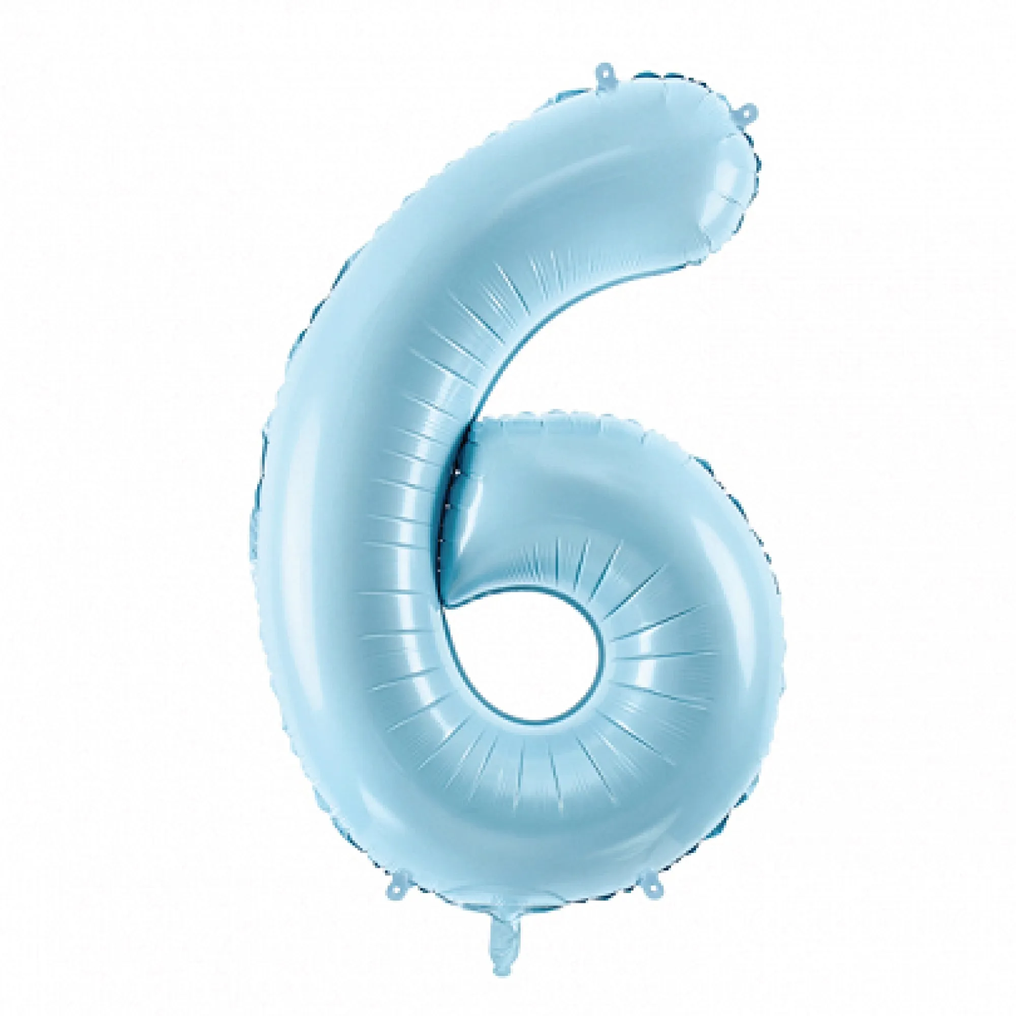 Light Blue 0-9 Number Balloon 34in
