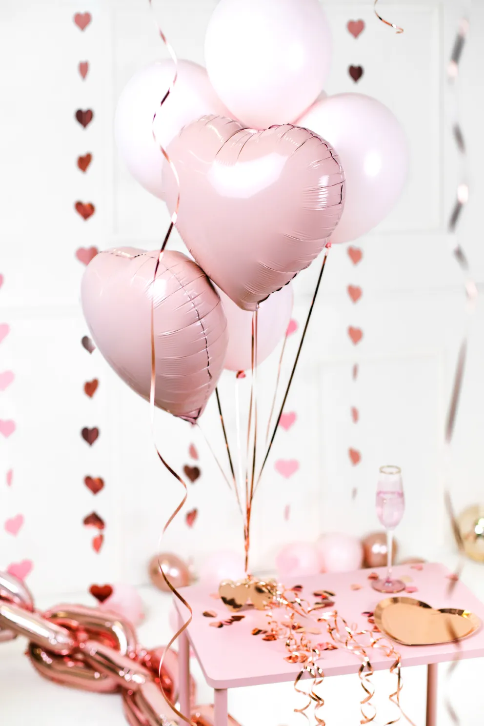Light Pink Heart Balloon 14in