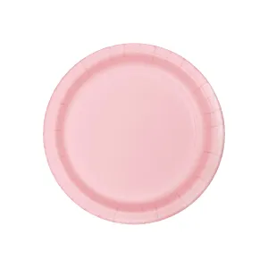 Light Pink Paper Dessert Plates 8ct