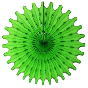 Lime Tissue Paper Fan 18
