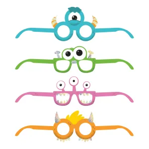Little Monster Party Glasses 4ct
