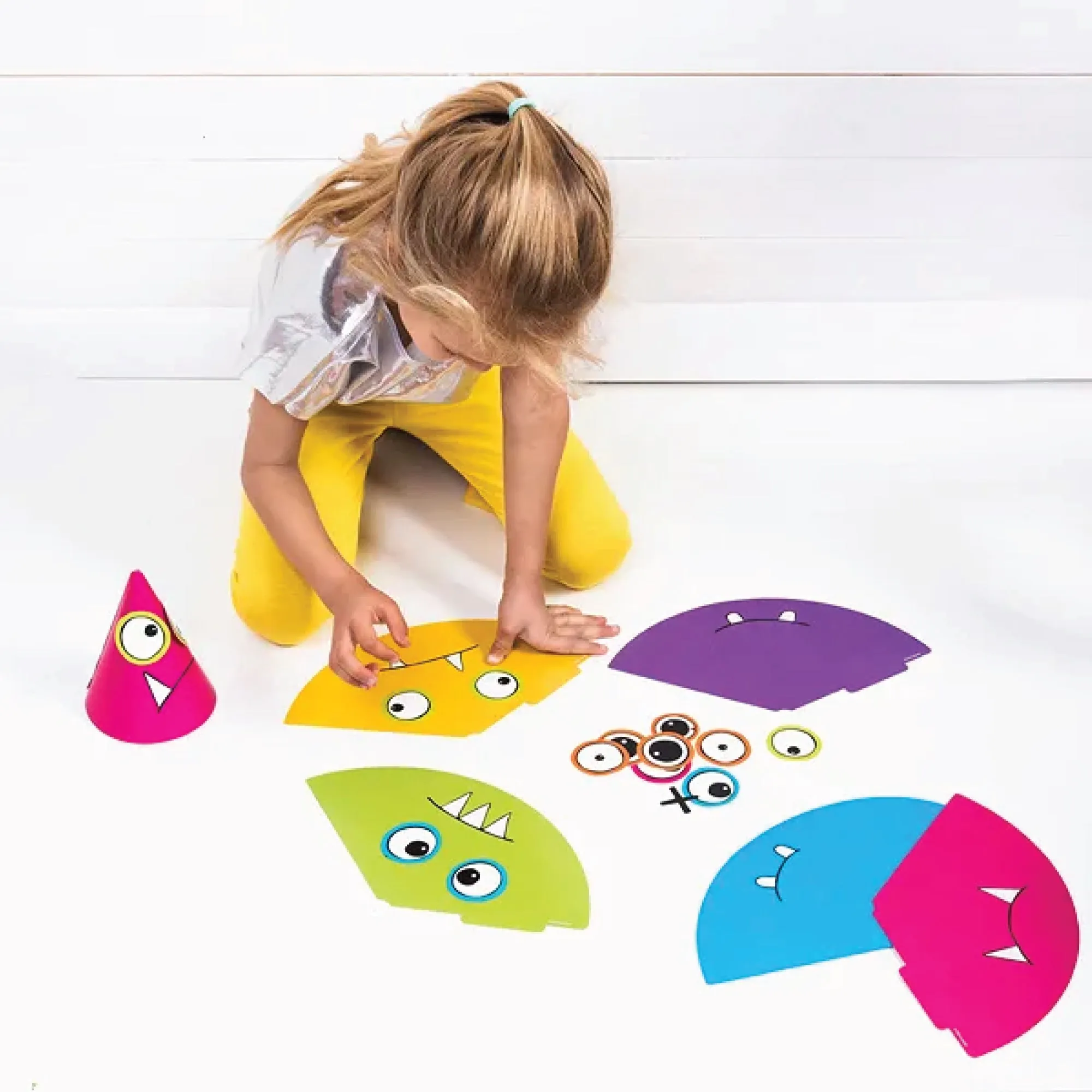 Little Monster Party Hats 6ct