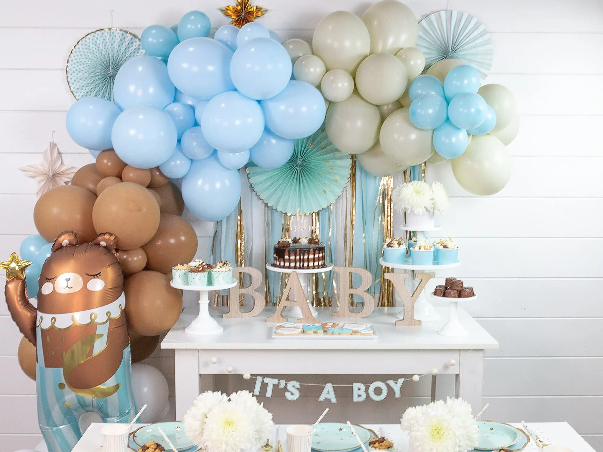Little Star Teddy Bear Balloon 35.5in