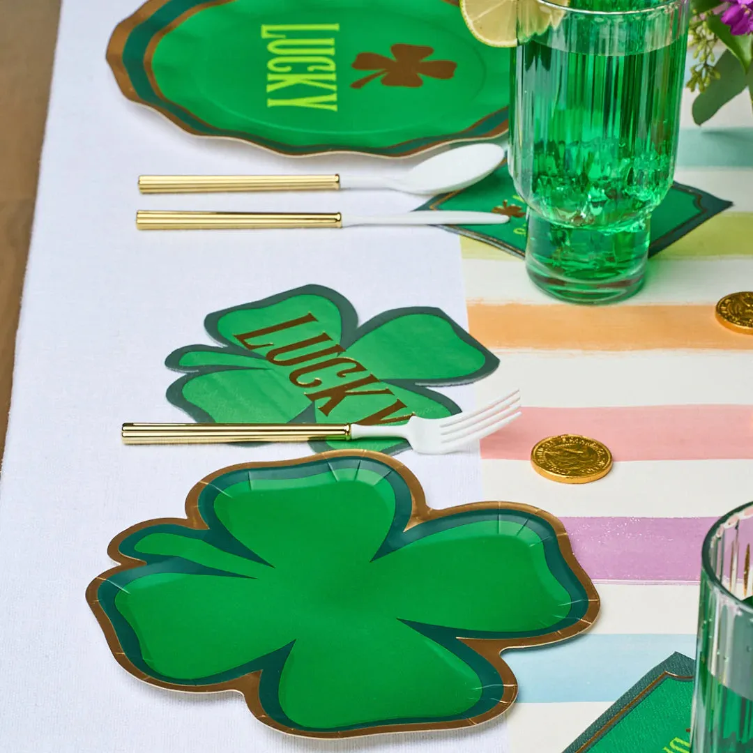 Lucky Clover St. Patrick's Day Dessert Napkins 16ct