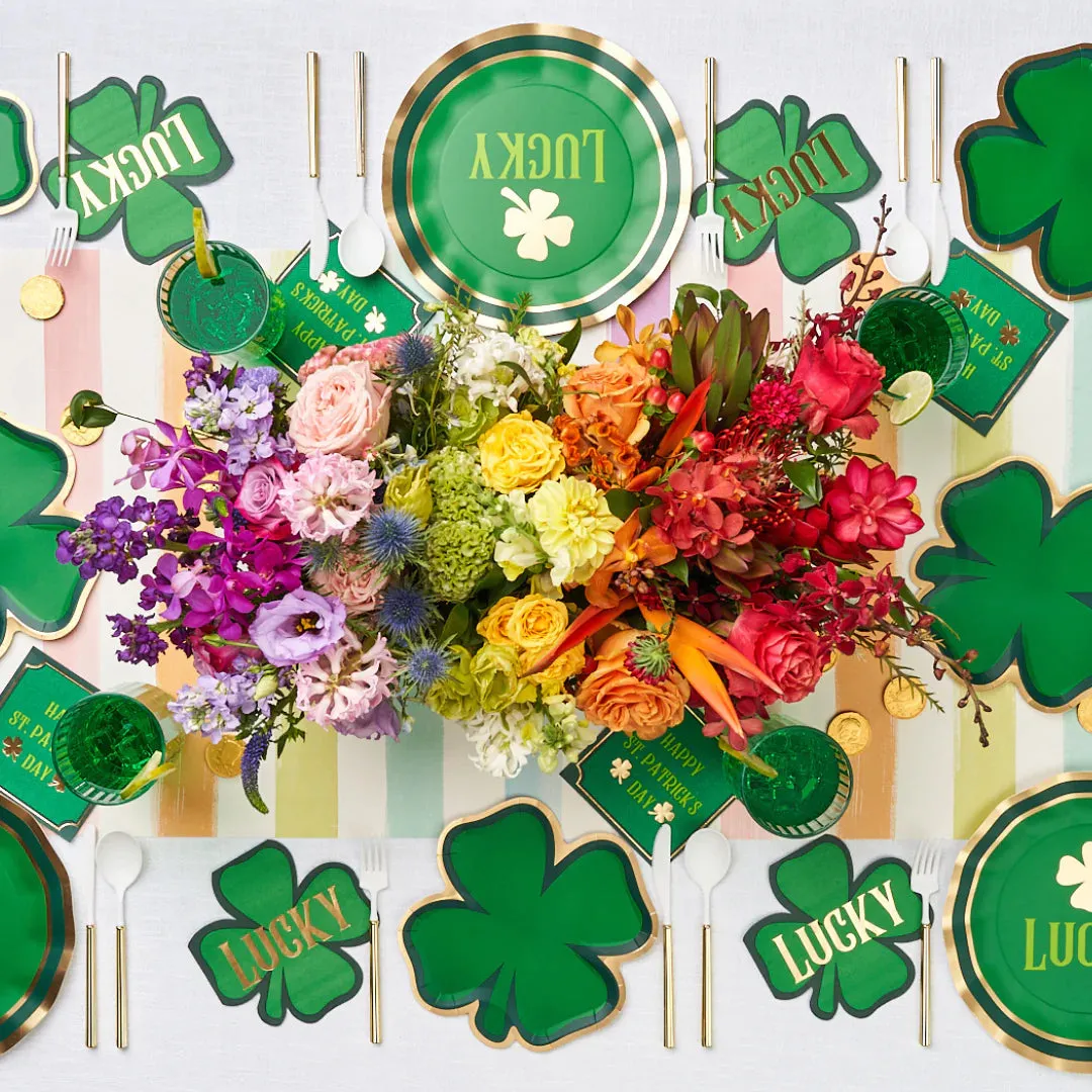 Lucky Clover St. Patrick's Day Dinner Plates 8ct