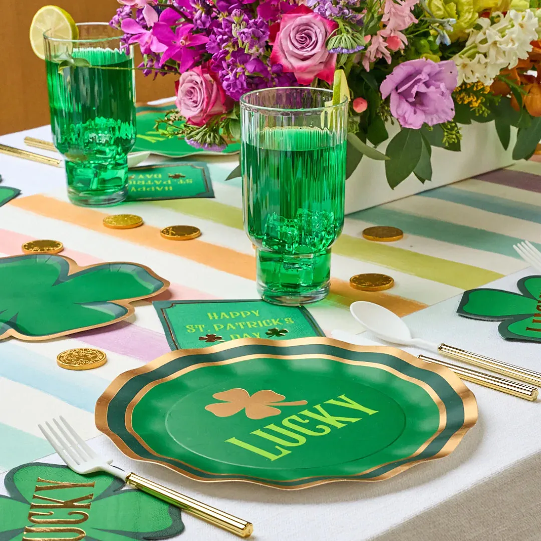 Lucky Clover St. Patrick's Day Dinner Plates 8ct