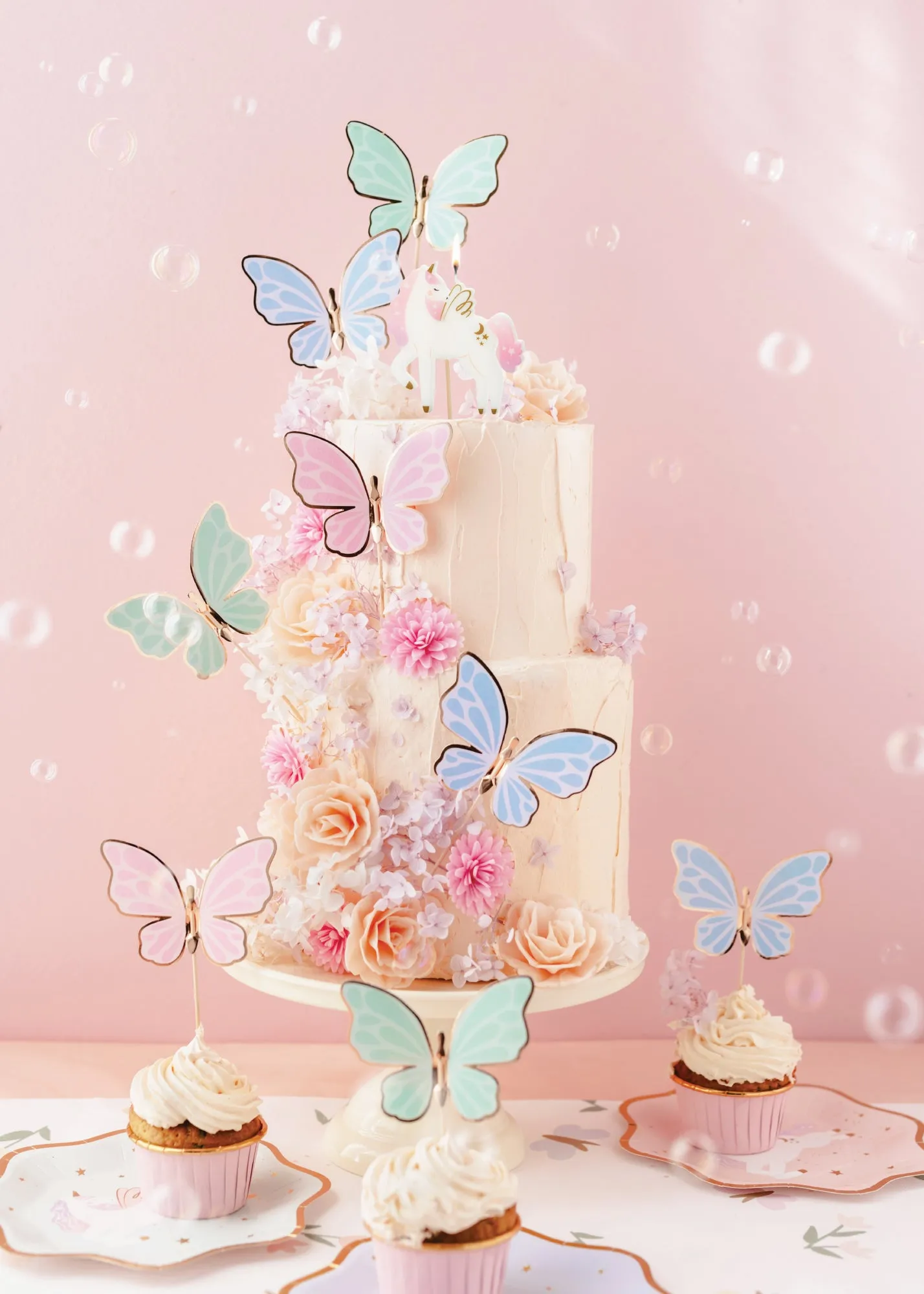 Magical Butterfly Cake Toppers 9ct