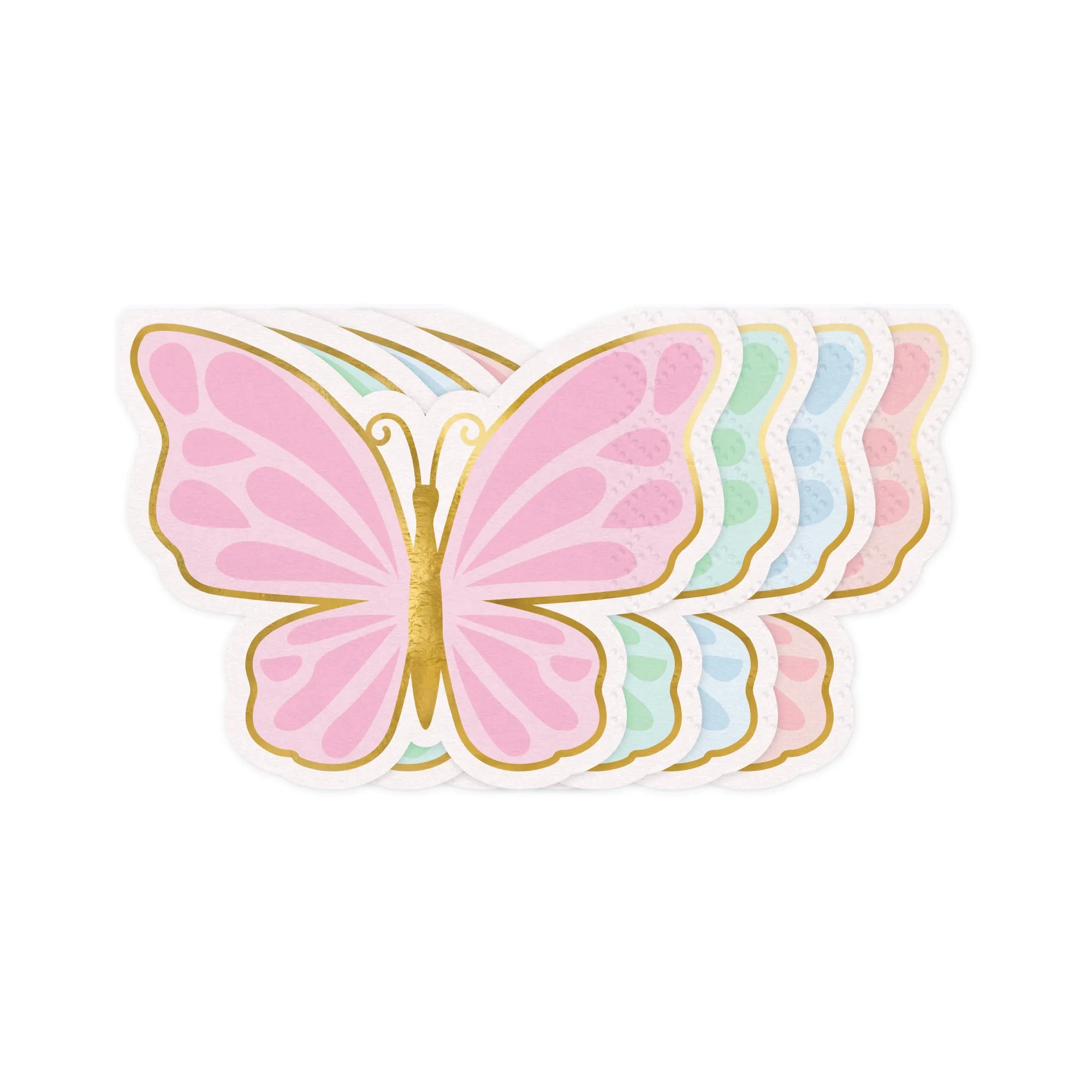 Magical Butterfly Dessert Napkins 12ct