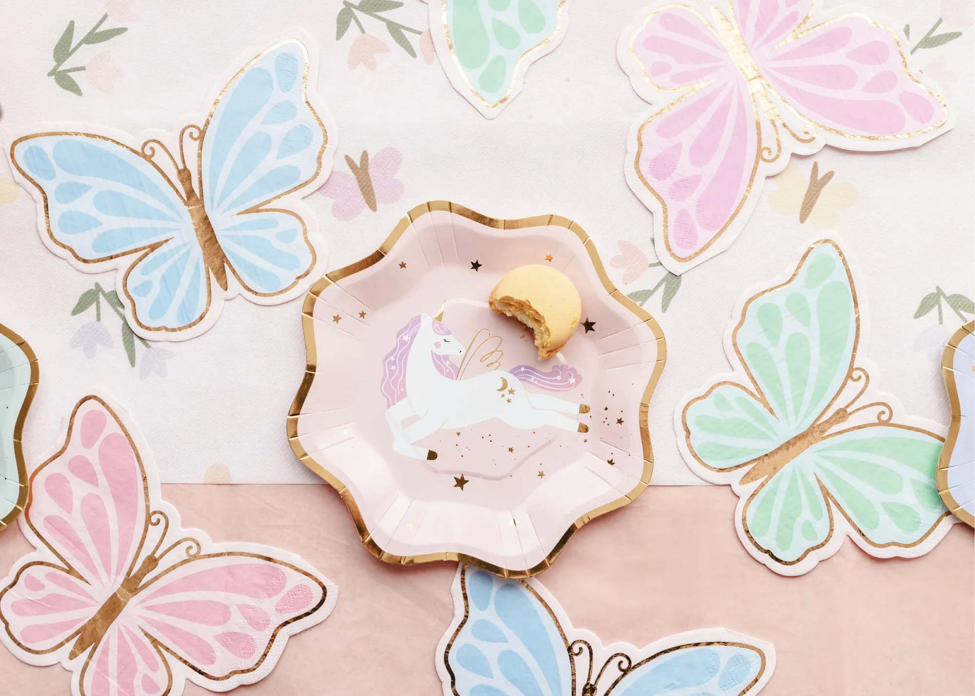Magical Butterfly Dessert Napkins 12ct