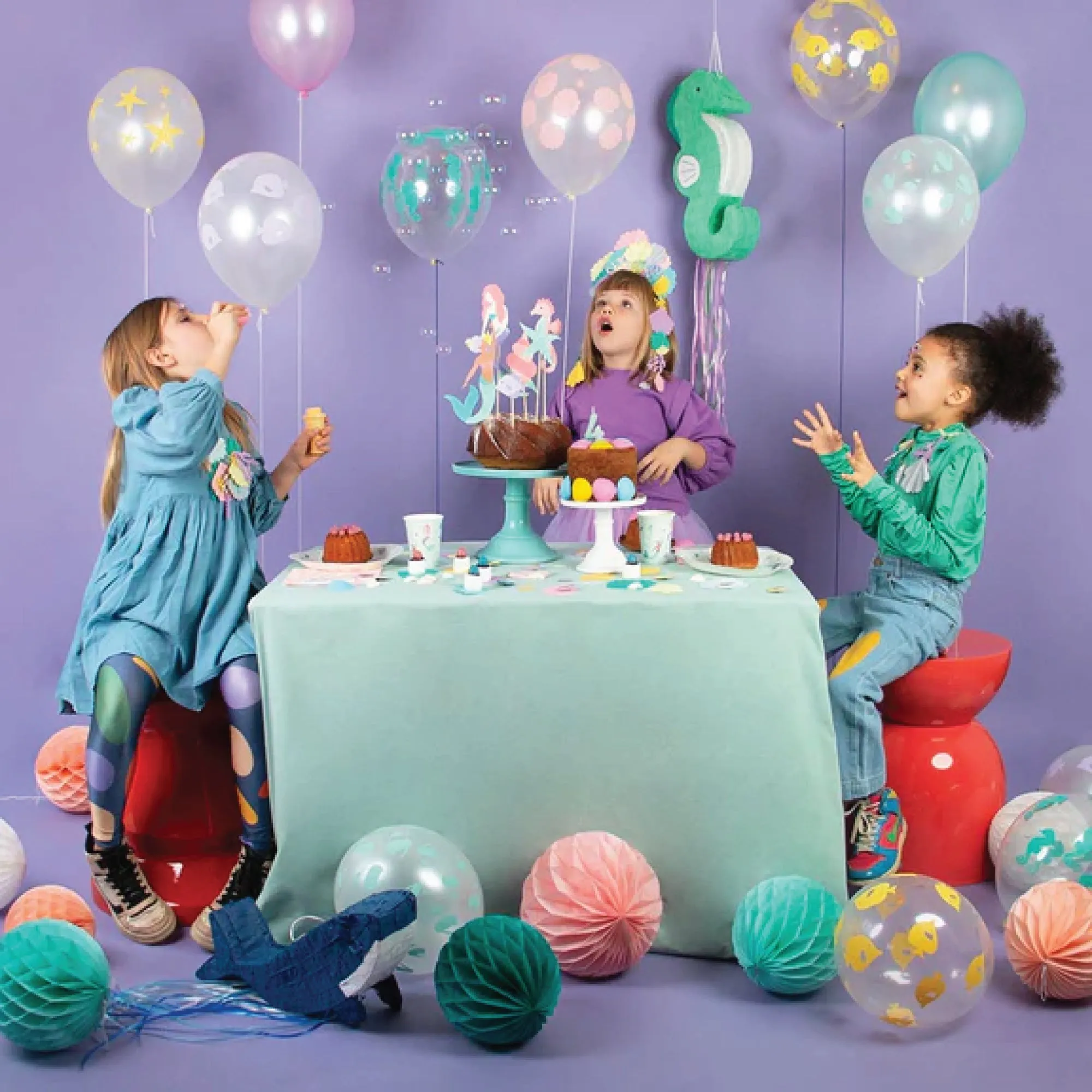 Magical Mermaid Cake Toppers 7ct