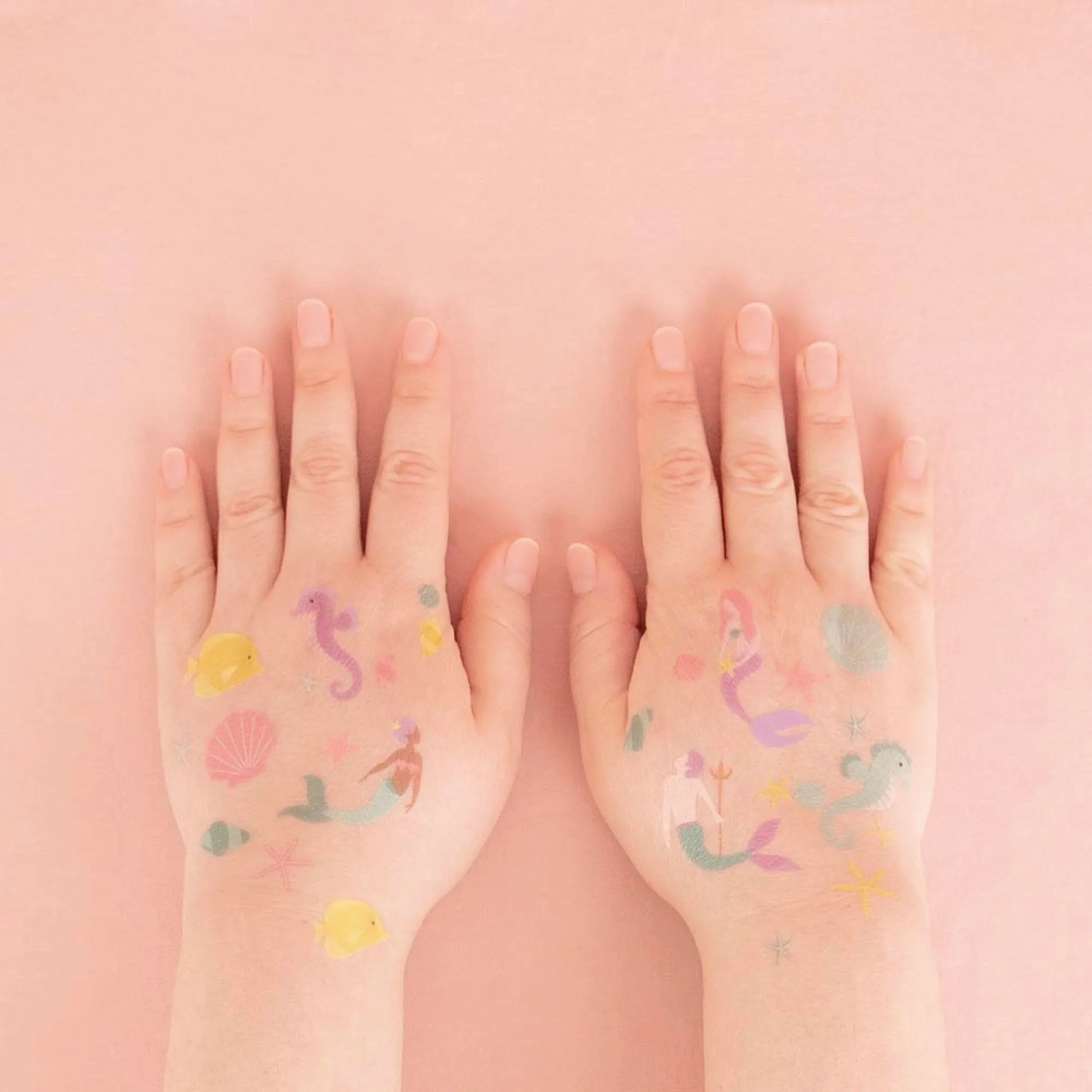 Magical Mermaid Temporary Tattoos 8ct
