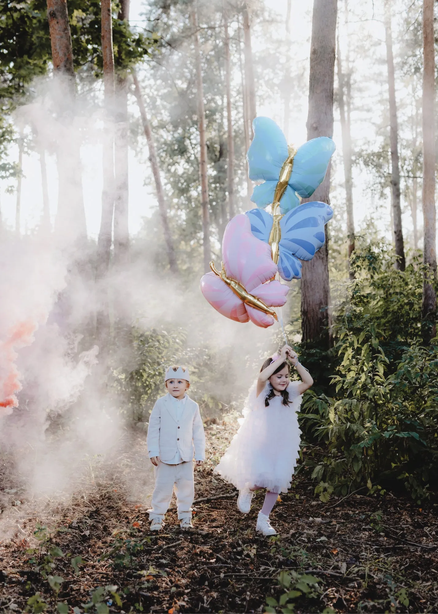 Magical Pink Butterfly Balloon 27.2in