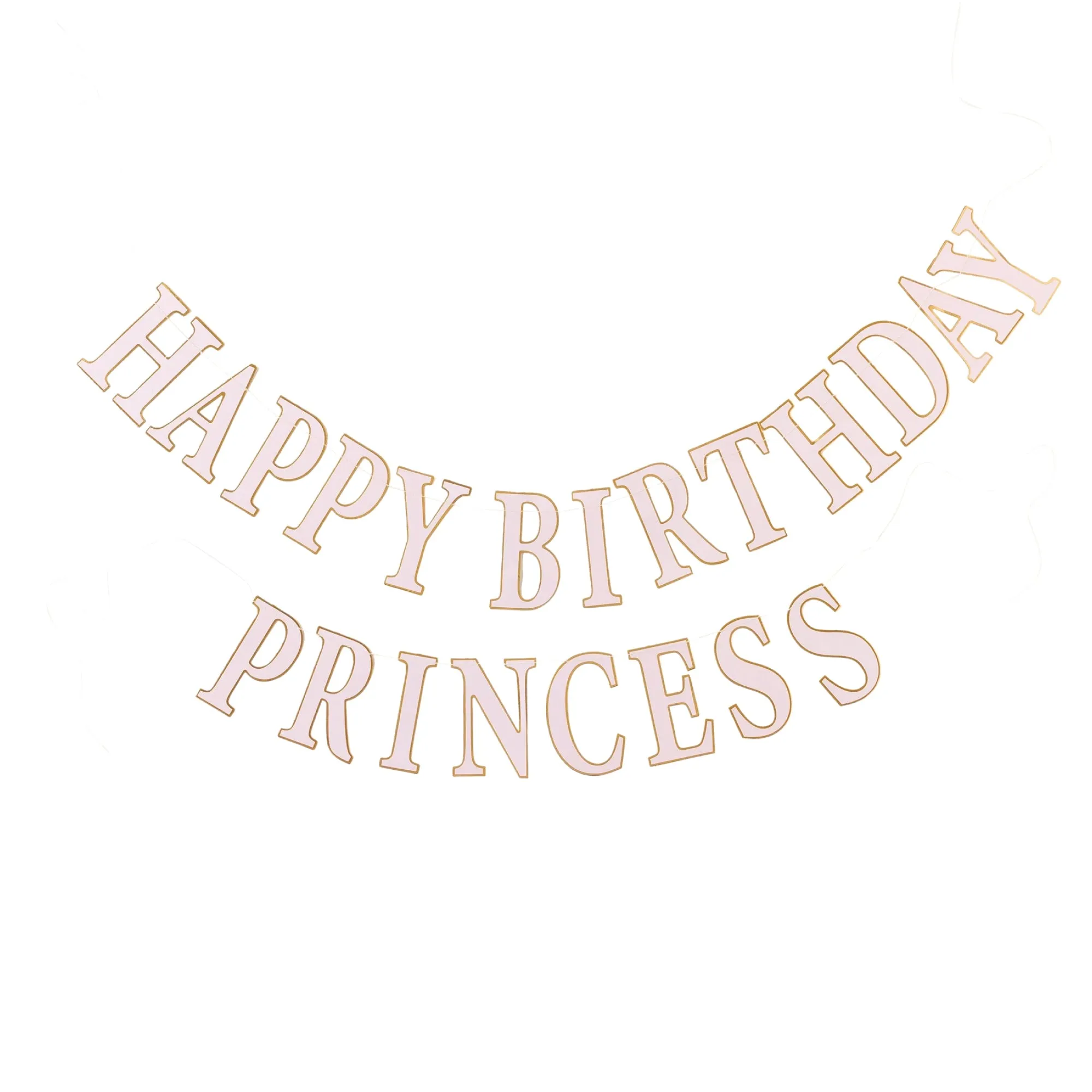 Magical Princess Happy Birthday Letter Banner 4ft