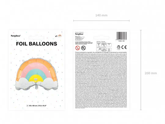 Magical Rainbow Foil Balloon 21.5in