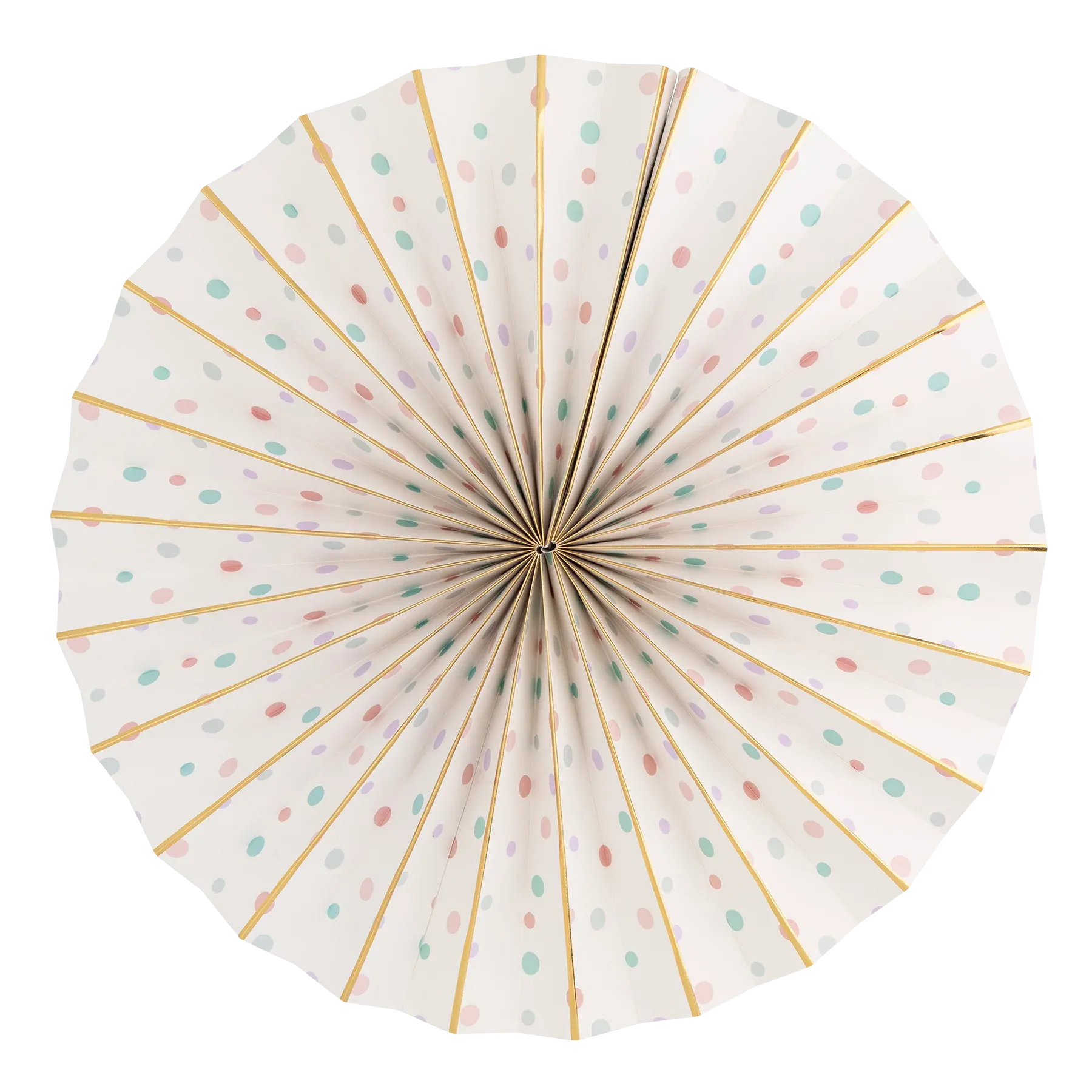Mermaid Under the Sea Paper Fan Decorations 6ct