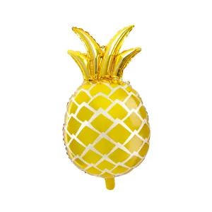 Metallic Gold Pineapple Foil Balloon 25in