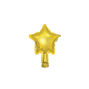 Metallic Gold Star 4in Balloons 25ct
