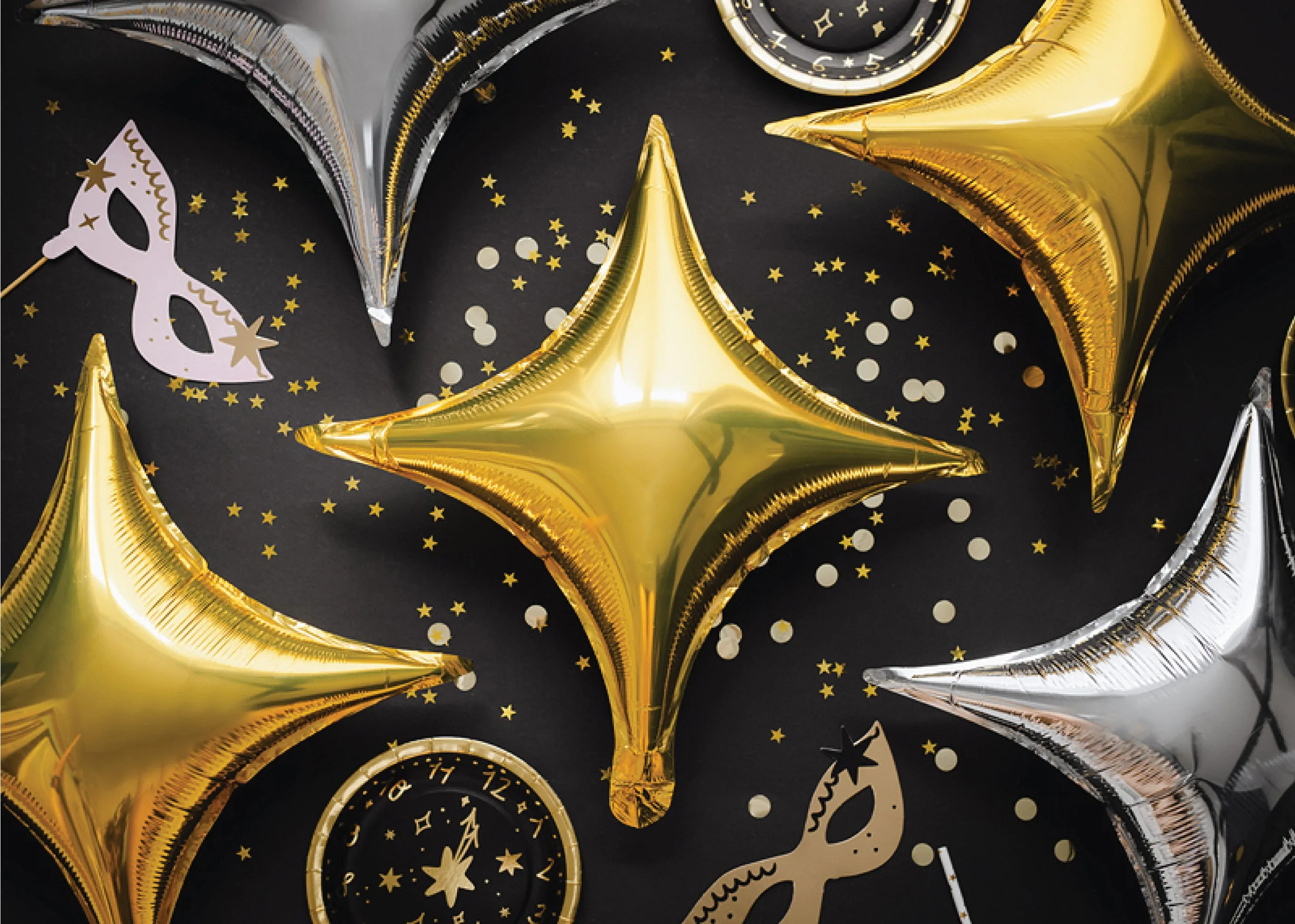 Metallic Gold Starpoint Balloon 16.5in