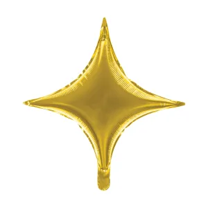 Metallic Gold Starpoint Balloon 16.5in