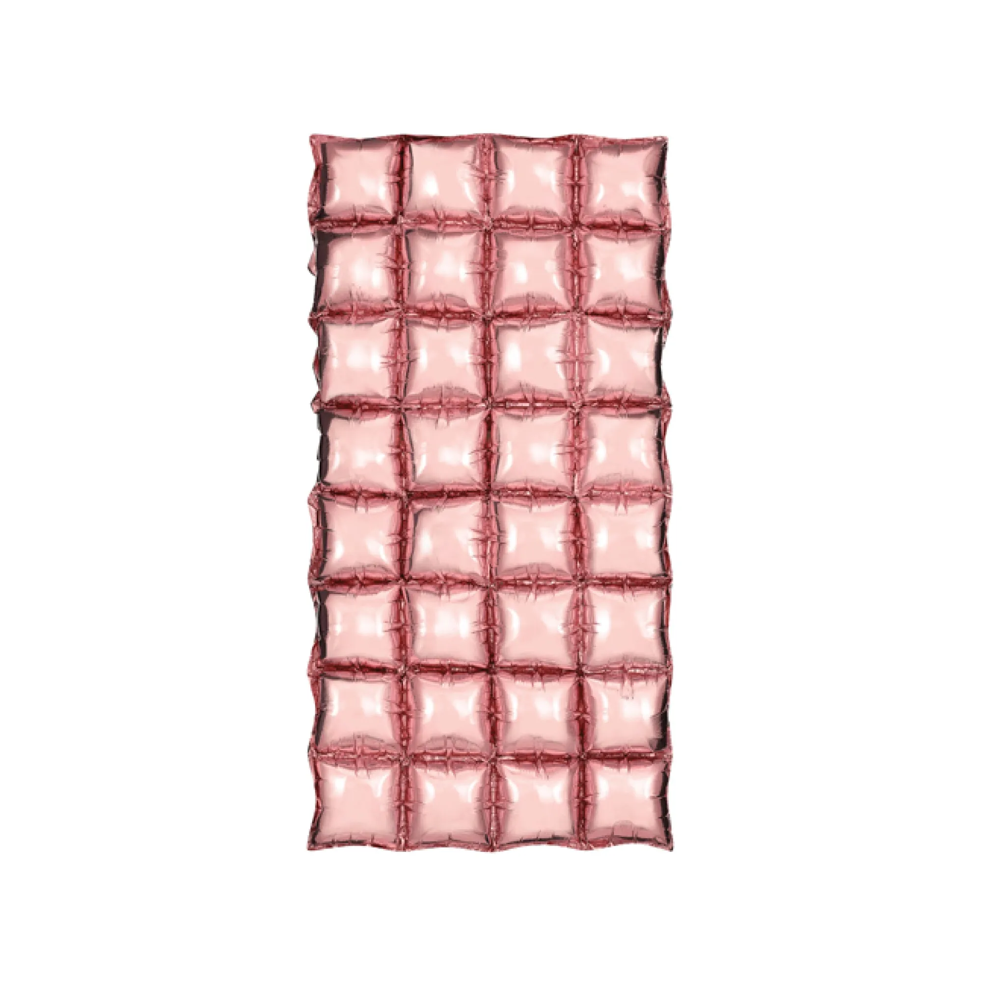 Metallic Rose Gold Waffle Balloon Wall Panel